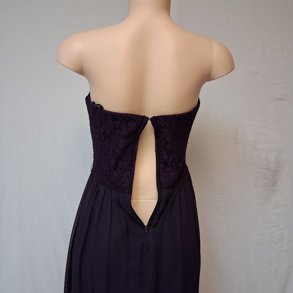 Speechless Dark Purple Strapless Dress Perfect for formal events. - Picture 12 of 17